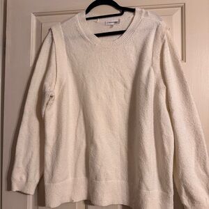 Calvin Klein white sweater